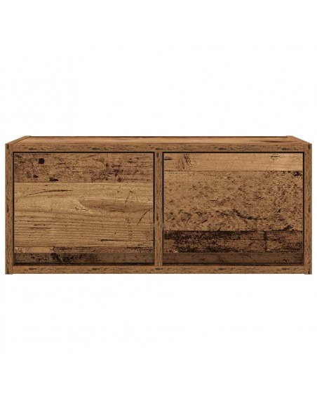 Mobili Porta TV 2 pz Legno Antico 60x31x25,5 cm in Truciolato