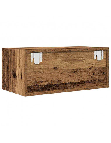 Mobili Porta TV 2 pz Legno Antico 60x31x25,5 cm in Truciolato