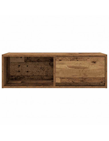 Mobili Porta TV 2 pz Legno Antico 80x31x25,5 cm in Truciolato