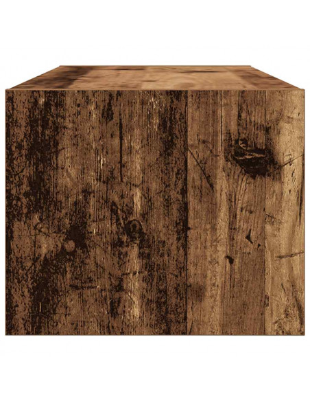 Mobili Porta TV 2 pz Legno Antico 80x31x25,5 cm in Truciolato