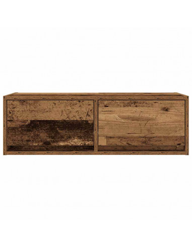 Mobili Porta TV 2 pz Legno Antico 80x31x25,5 cm in Truciolato