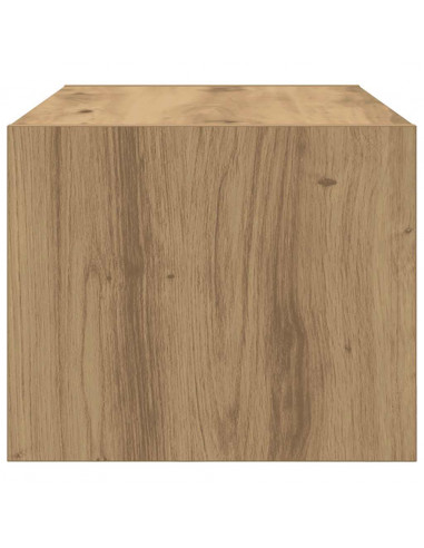 Mobili Porta TV 2 pz Rovere Artigianale 60x31x25,5cm Truciolato