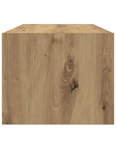 Mobili Porta TV 2 pz Rovere Artigianale 80x31x25,5cm Truciolato