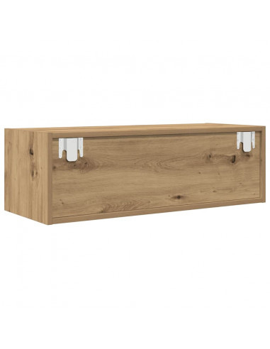 Mobili Porta TV 2 pz Rovere Artigianale 80x31x25,5cm Truciolato