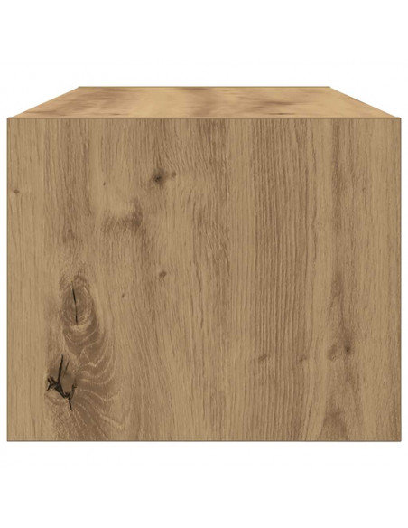 Mobili Porta TV 2 pz Rovere Artigianale 80x31x25,5cm Truciolato