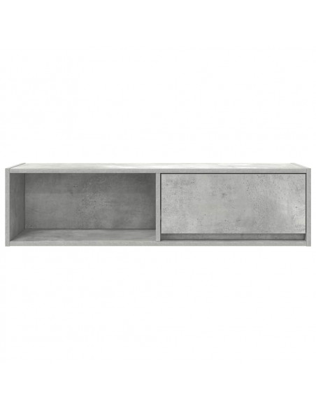 Mobili TV 2 pz Grigio Cemento 100x31x25,5 cm Legno Multistrato