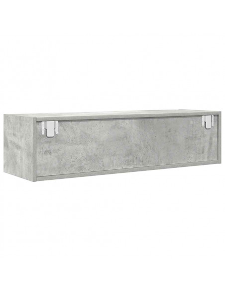 Mobili TV 2 pz Grigio Cemento 100x31x25,5 cm Legno Multistrato