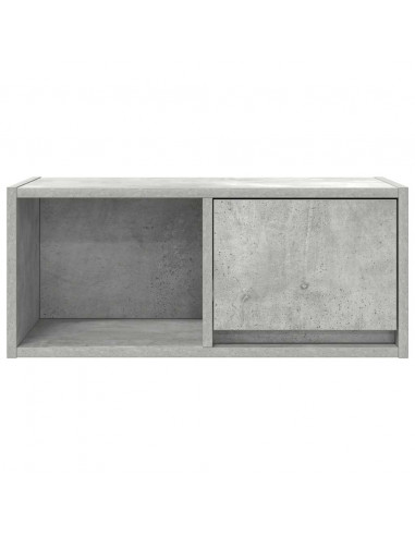 Mobili TV 2 pz Grigio Cemento 60x31x25,5cm in Legno Multistrato