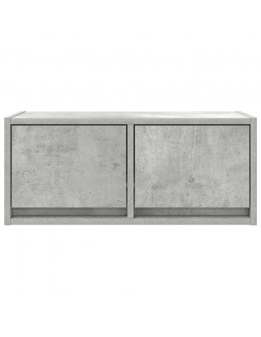Mobili TV 2 pz Grigio Cemento 60x31x25,5cm in Legno Multistrato