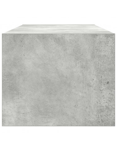 Mobili TV 2 pz Grigio Cemento 80x31x25,5cm in Legno Multistrato