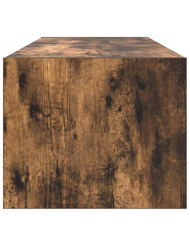 Mobili TV 2 pz Rovere Fumo 100x31x25,5 cm Legno Multistrato