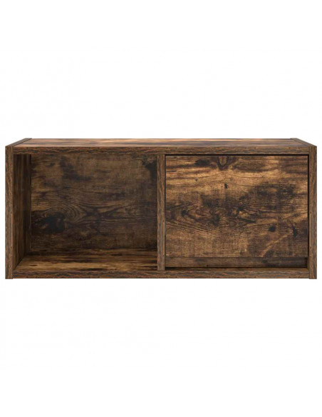 Mobili TV 2 pz Rovere Fumo 60x31x25,5 cm Legno Multistrato