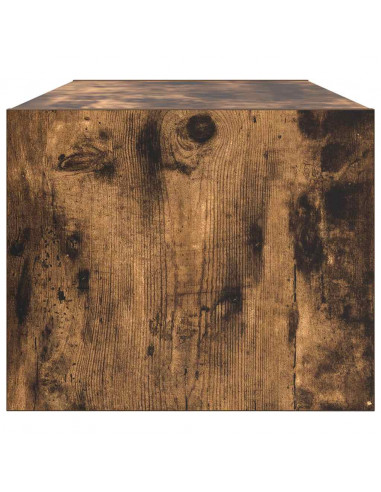 Mobili TV 2 pz Rovere Fumo 80x31x25,5 cm Legno Multistrato