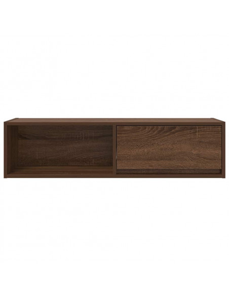 Mobili TV 2 pz Rovere Marrone 100x31x25,5 cm Legno Multistrato