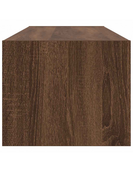 Mobili TV 2 pz Rovere Marrone 100x31x25,5 cm Legno Multistrato