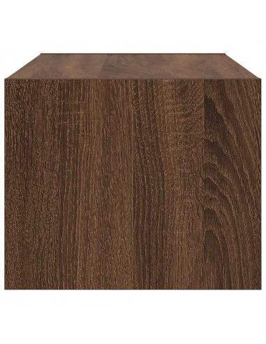 Mobili TV 2 pz Rovere Marrone 60x31x25,5 cm Legno Multistrato