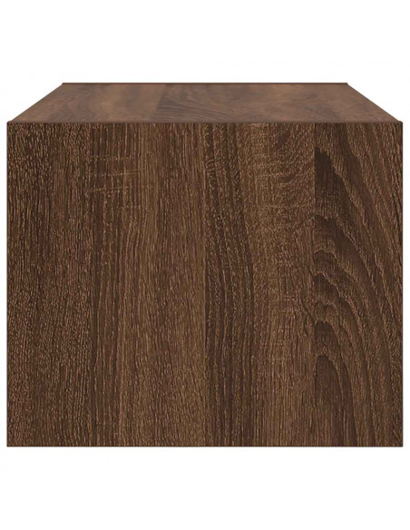 Mobili TV 2 pz Rovere Marrone 60x31x25,5 cm Legno Multistrato