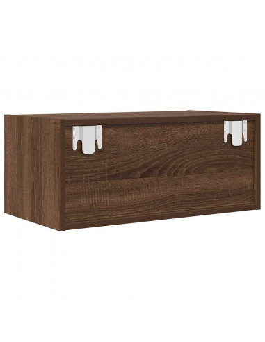 Mobili TV 2 pz Rovere Marrone 60x31x25,5 cm Legno Multistrato