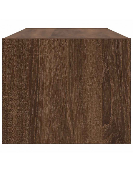 Mobili TV 2 pz Rovere Marrone 80x31x25,5 cm Legno Multistrato