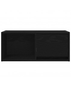 Mobili TV 2 pz Rovere Nero 60x31x25,5 cm in Legno Multistrato 2