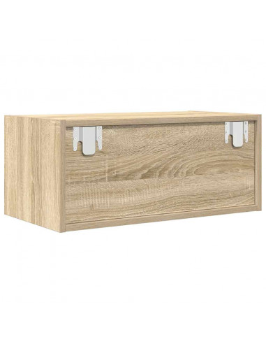 Mobili TV 2 pz Rovere Sonoma 60x31x25,5 cm in Legno Multistrato