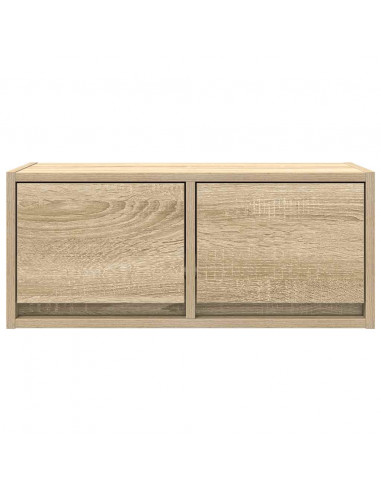 Mobili TV 2 pz Rovere Sonoma 60x31x25,5 cm in Legno Multistrato