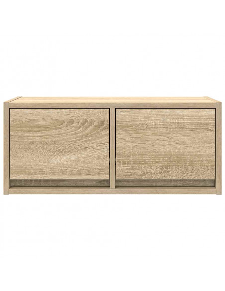 Mobili TV 2 pz Rovere Sonoma 60x31x25,5 cm in Legno Multistrato