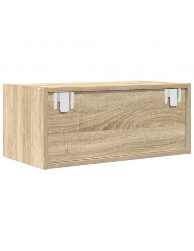 Mobili TV 2 pz Rovere Sonoma 60x31x25,5 cm in Legno Multistrato