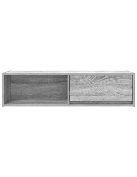Mobili TV 2pz Grigio Sonoma 100x31x25,5 cm Legno Multistrato