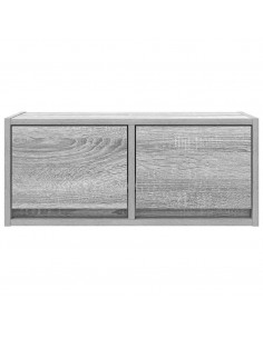 Mobili TV 2pz Grigio Sonoma 60x31x25,5 cm Legno Multistrato 2
