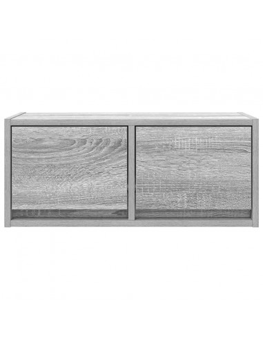 Mobili TV 2pz Grigio Sonoma 60x31x25,5 cm Legno Multistrato