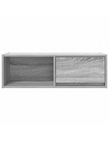 Mobili TV 2pz Grigio Sonoma 80x31x25,5 cm Legno Multistrato