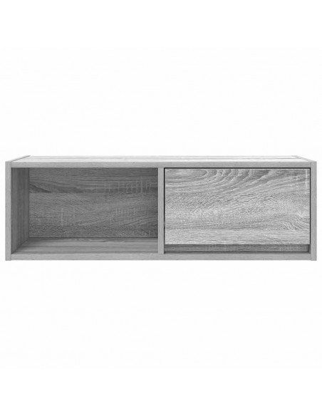 Mobili TV 2pz Grigio Sonoma 80x31x25,5 cm Legno Multistrato