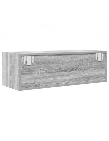 Mobili TV 2pz Grigio Sonoma 80x31x25,5 cm Legno Multistrato