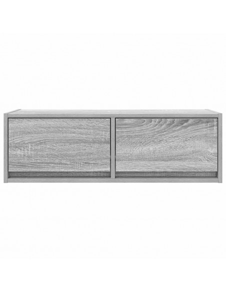Mobili TV 2pz Grigio Sonoma 80x31x25,5 cm Legno Multistrato