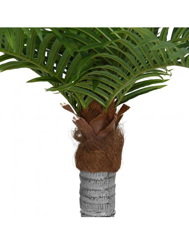 Palma Artificiale 15 Foglie 200 cm Verde