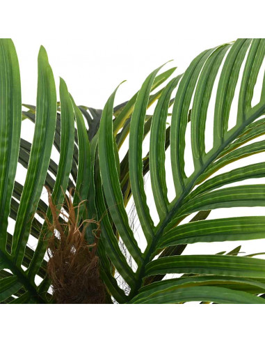 Palma Artificiale 6 Foglie 100 cm Verde