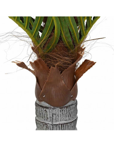 Palma Artificiale 6 Foglie 100 cm Verde