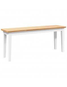 Panca 110 cm in Legno Massello di Hevea 2