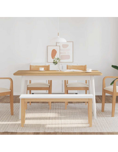 Panca 110 cm in Legno Massello di Hevea