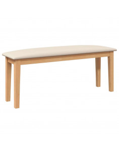 Panca 110 cm in Legno Massello di Hevea 2