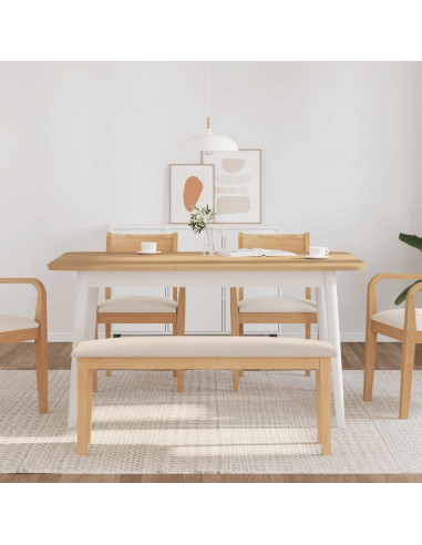 Panca 110 cm in Legno Massello di Hevea