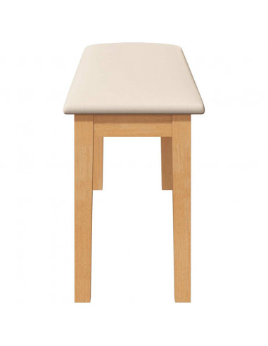 Panca 110 cm in Legno Massello di Hevea