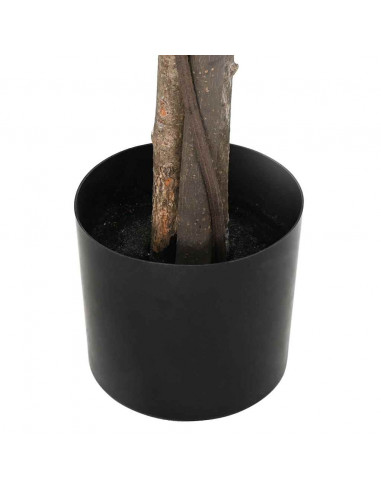 Pianta di Ficus Artificiale 1260 Foglie 200 cm Verde