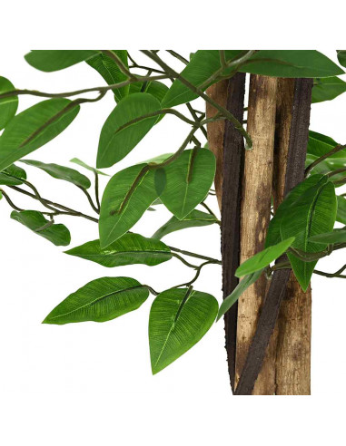 Pianta di Ficus Artificiale 788 Foglie 120 cm Verde