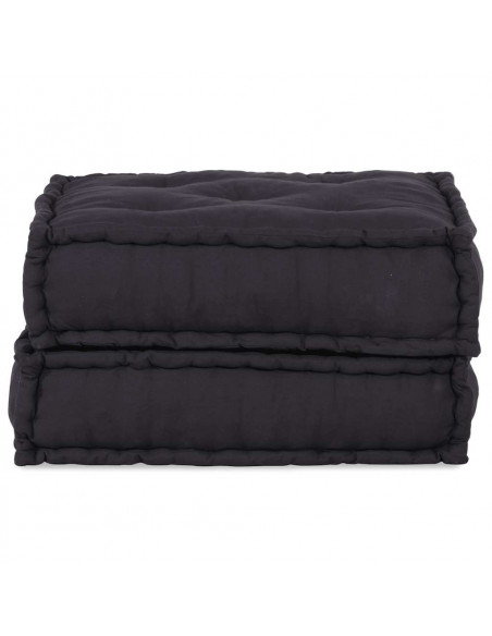 Pouf Modulare Antracite 70x70x36 in Tessuto
