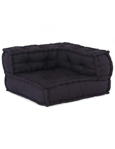 Pouf Modulare Antracite 70x70x54 in Tessuto