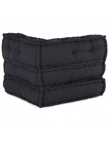 Pouf Modulare Antracite 70x70x54 in Tessuto