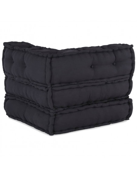 Pouf Modulare Antracite 70x70x54 in Tessuto
