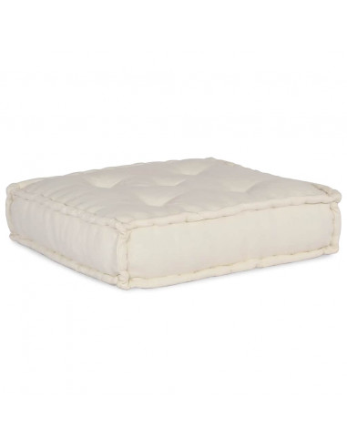 Pouf Modulare Crema 70x70x36 in Tessuto